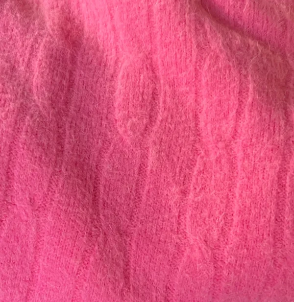 Alpaca Round Neck Cable Knit