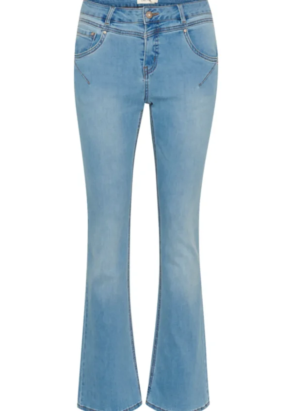 Amalie Bootcut Jeans in Austin Light Denim Blue