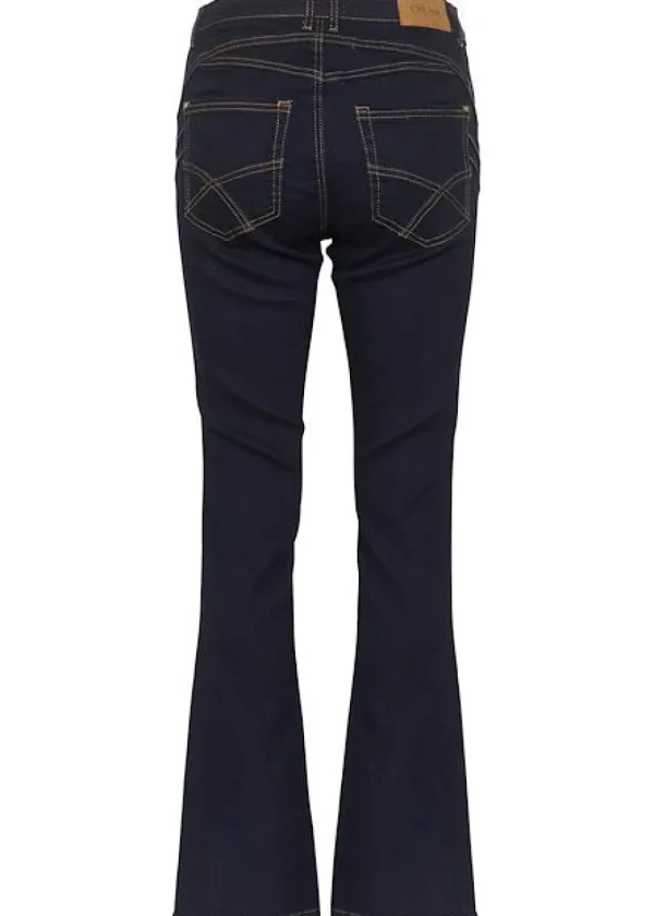 Amalie Bootcut Jeans in Dark Rinse Denim