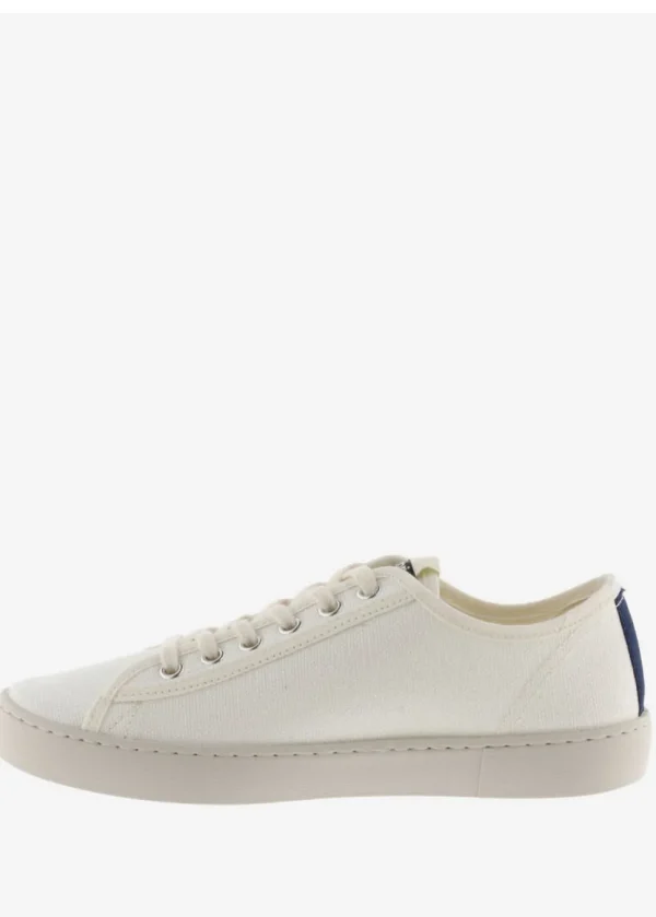 Berlin Eco Contrast Canvas Trainers in Rose
