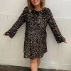 Bow Back Sequin Dress