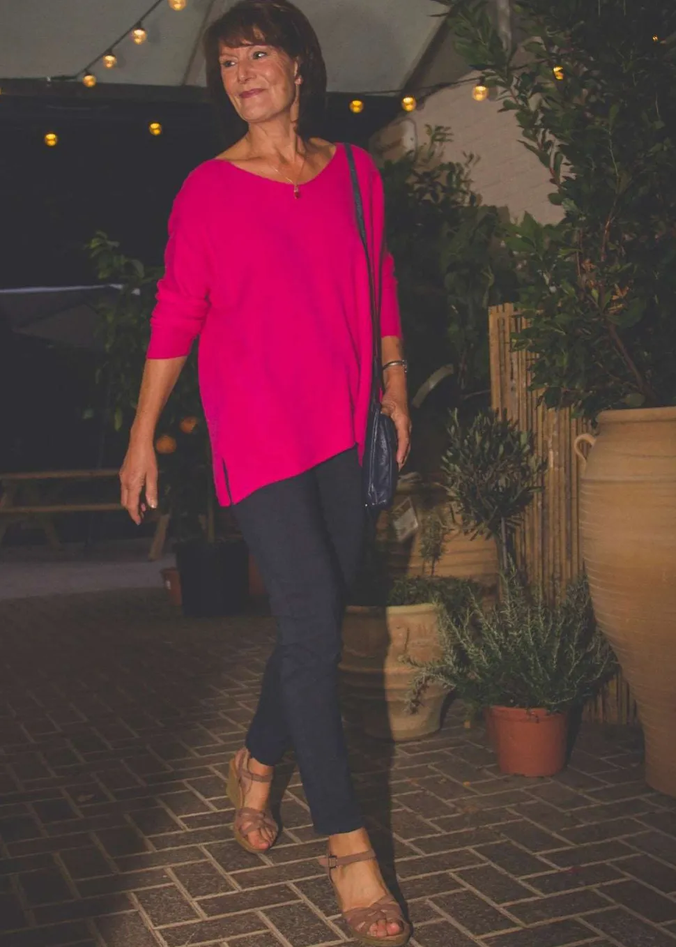 cashmere_mix_v_neck_knit__17-1.webp Cashmere Mix V Neck Knit in Fruits, Pinks & Berrys