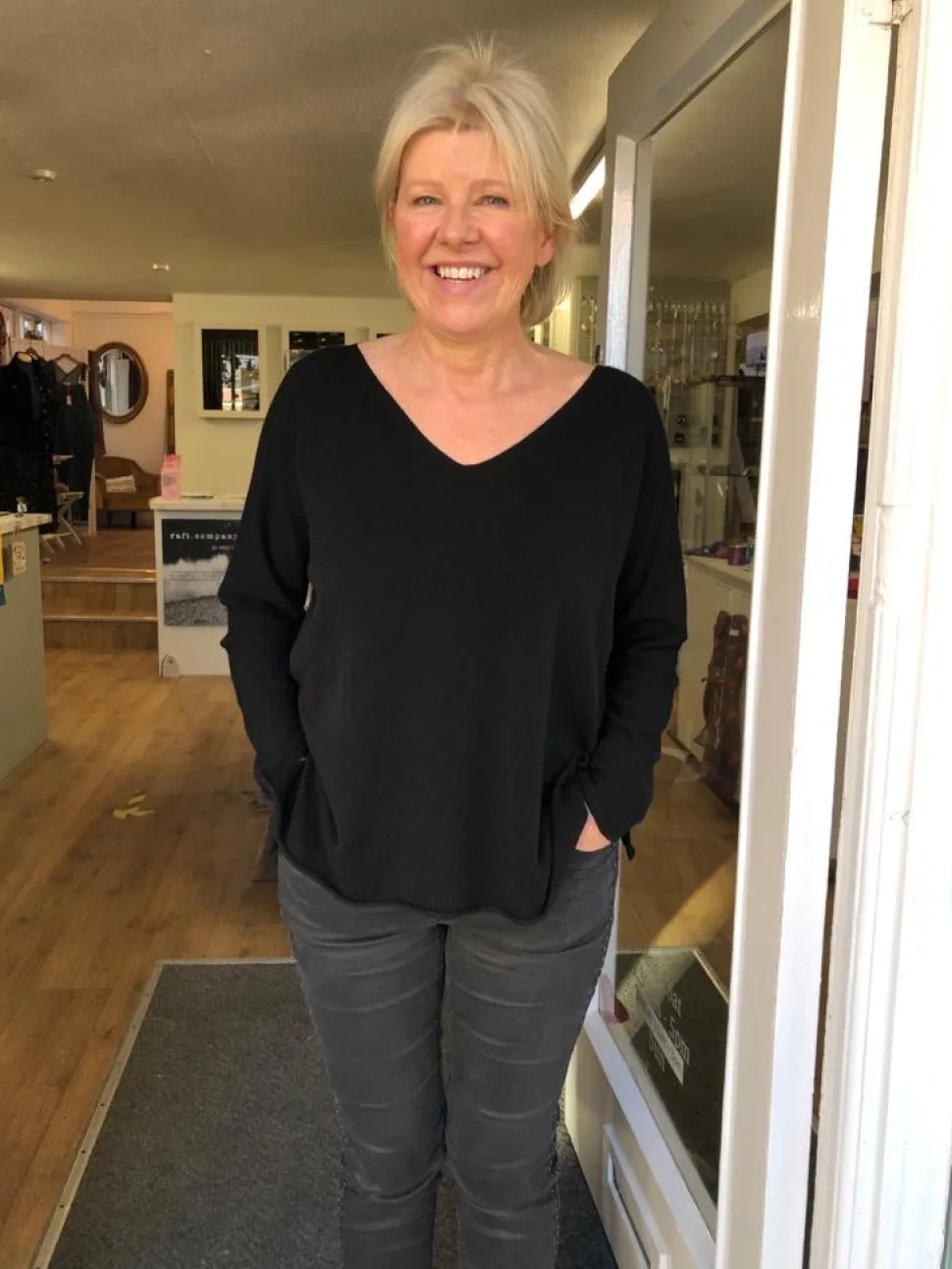 cashmere_mix_v_neck_knit__2-1.webp Cashmere Mix V Neck Knit in Greys & Black