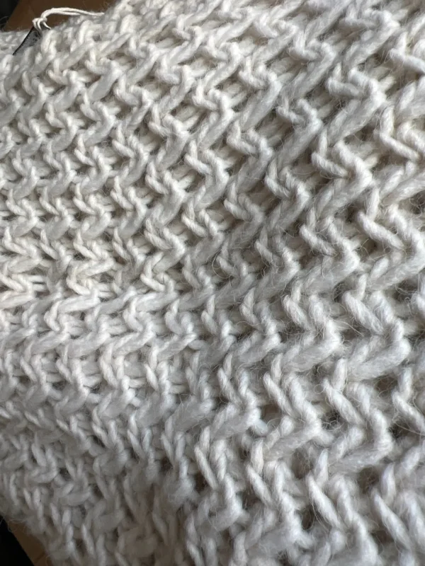 Chunky Slash Neck Knit