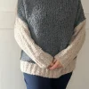 Contrast Boucle Knit