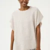 Dammi Knit Poncho in String Melange