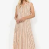 Elsia 3 Dress in Coral