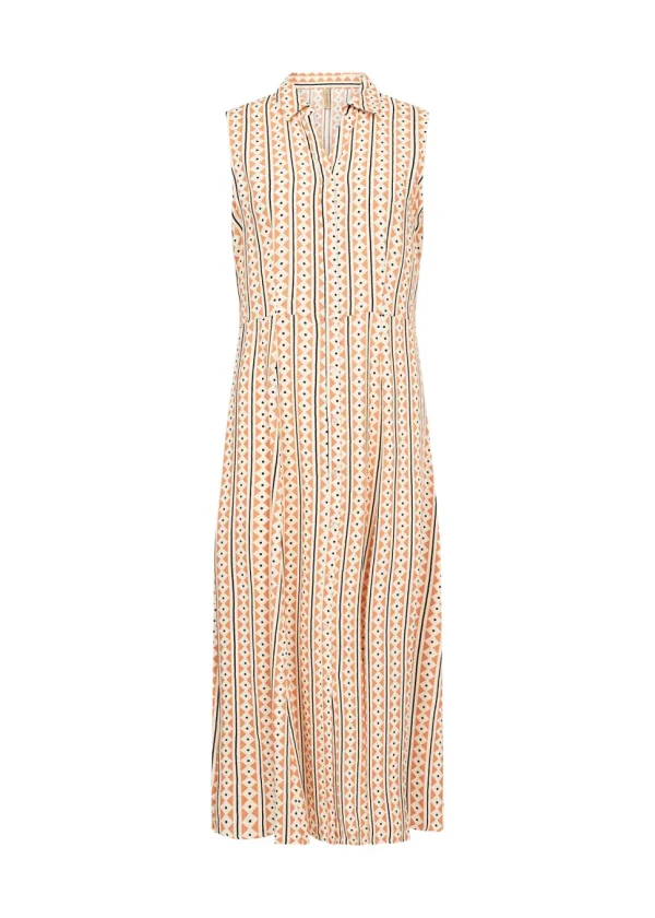 Elsia 3 Dress in Coral