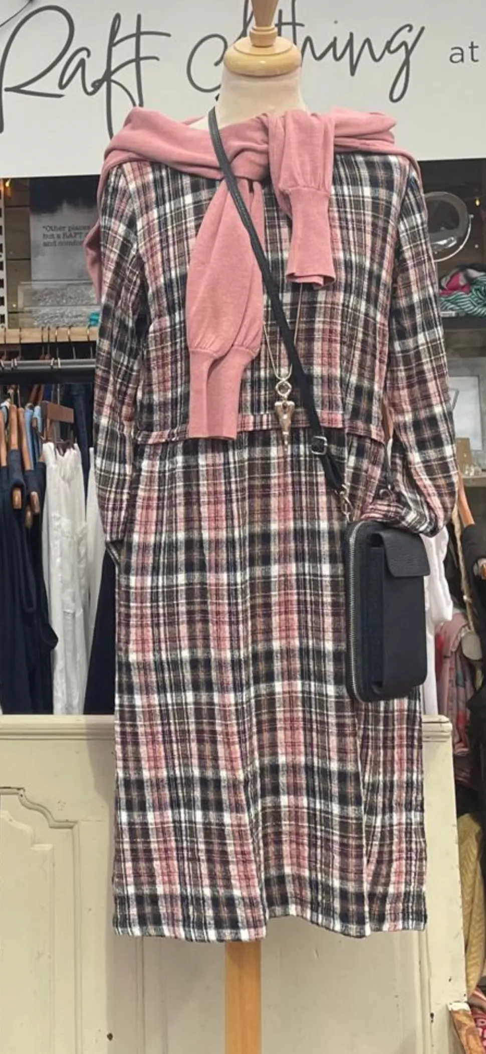 farewell_check_dress_in_m_6.webp Farewell Check Dress in Mulberry