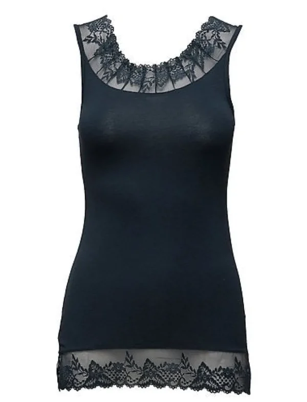 Florence Vest Top in Royal Navy