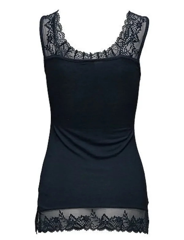Florence Vest Top in Royal Navy