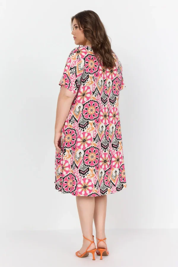 Freja 4 Dress in Fuchsia
