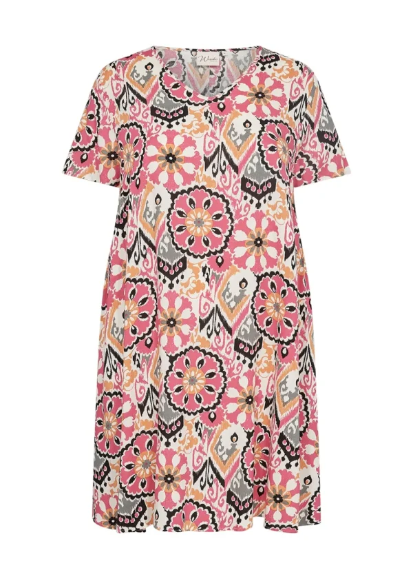 Freja 4 Dress in Fuchsia