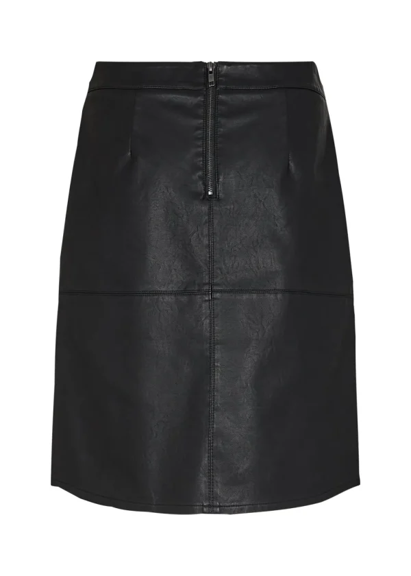 Gunilla 4 Faux Leather Skirt