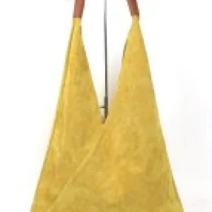 Hobo V Suede Shoulder Bag