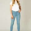 Joy Slim Fit Stretch Jeans in Light Blue