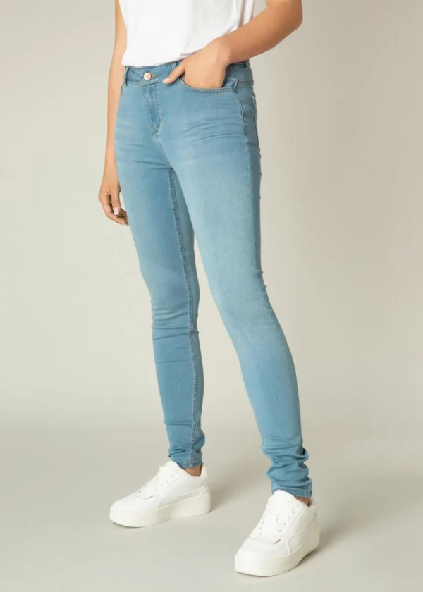 Joy Slim Fit Stretch Jeans in Light Blue