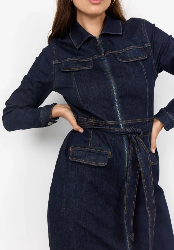 Kimberly 37 Dark Denim Dress
