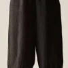 Linen Lantern Pants in Aluminium