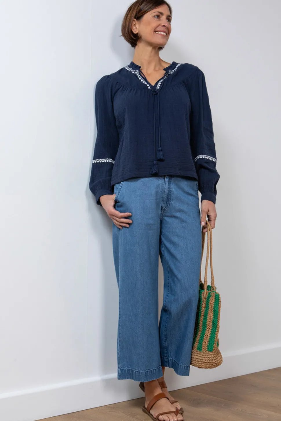 lori_embroidered_top_in_n_1.webp Lori Embroidered Top in Navy