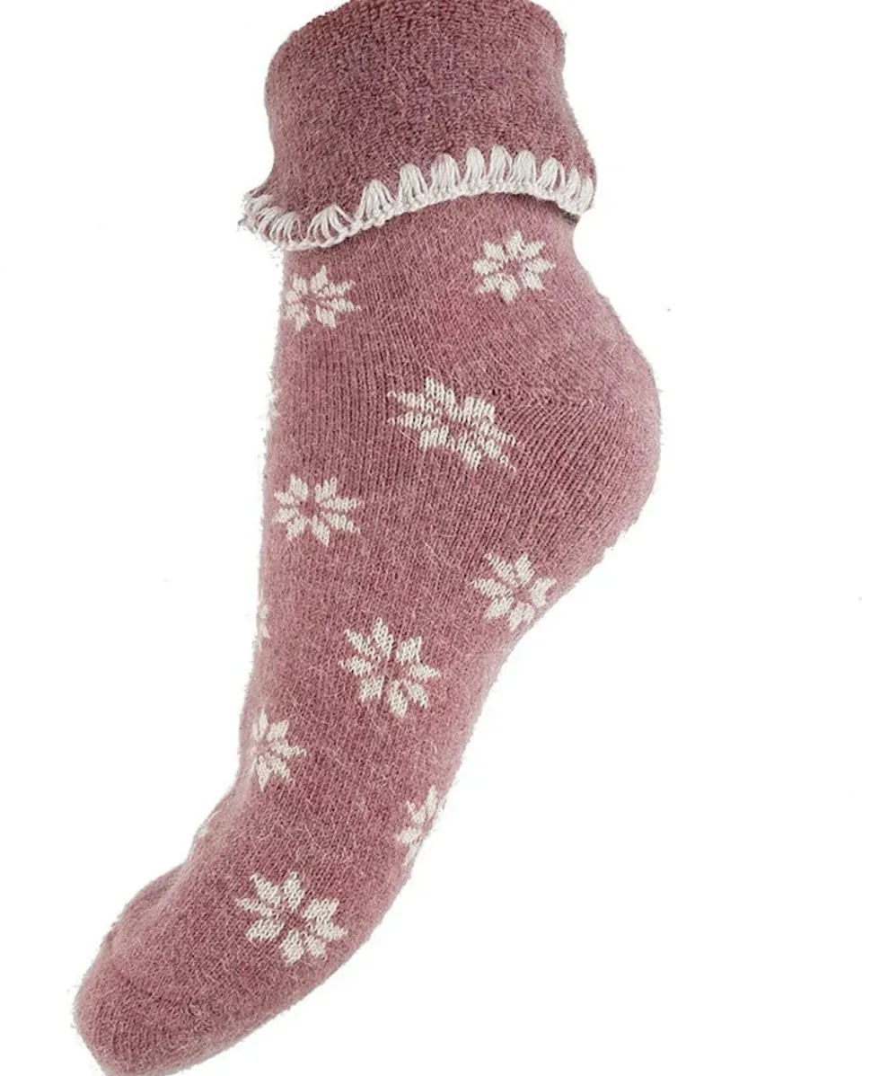 luxurious_cuff_house_sock_0-5.webp Luxurious Cuff House Socks With Flower Print