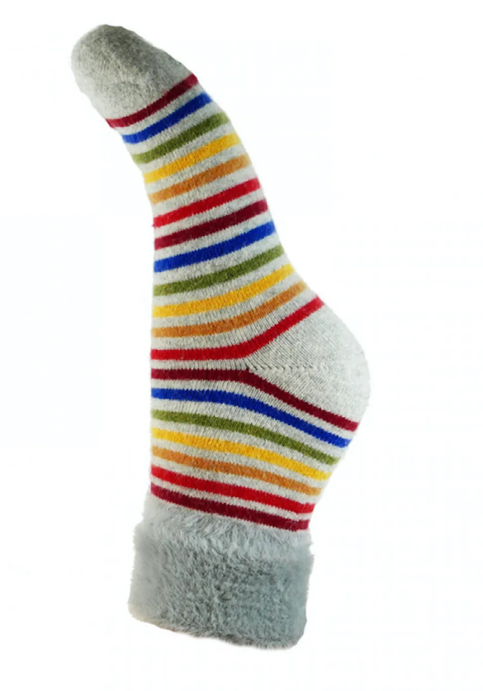 luxurious_cuff_house_sock_1-3.webp Luxurious Cuff House Socks in Multi Stripe