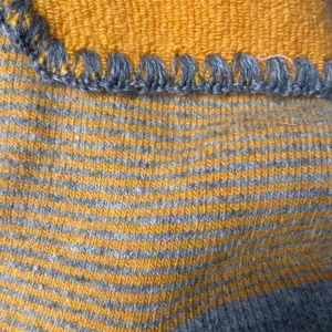 Luxurious Cuff House Socks in Fine Stripe
