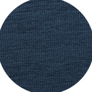 Merino Wool Blusbar Dress with Pleats in Blue & Brown