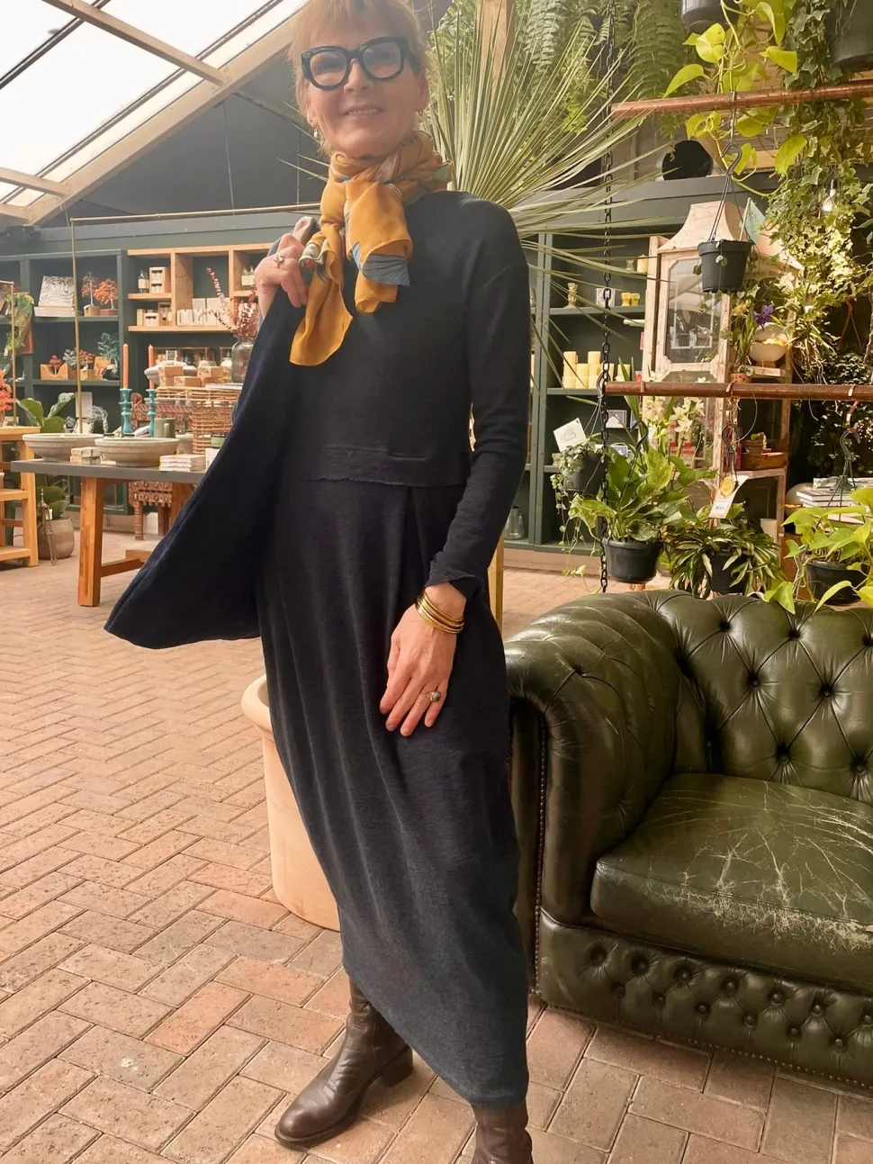 merino_wool_long_blusbar__1-1.webp Merino Wool Long Blusbar Dress with Pleats & High Neck in Blue