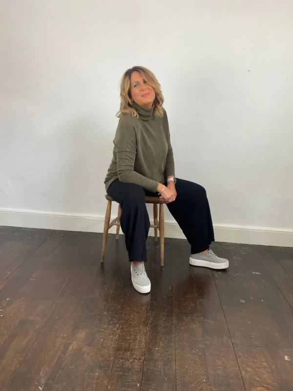 Merino Wool Wide Leg Pants