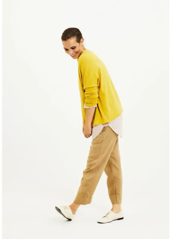 Merino Wool Wide Top with Turtleneck