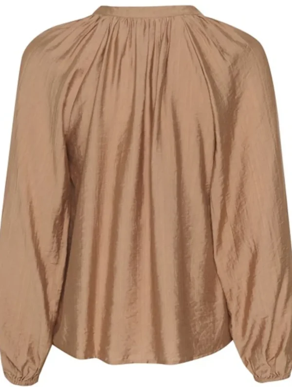Mila Blouse in Cinnamon Swirl