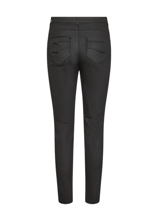 Nero Patrizia Wet Look Jeans 8-B in Black