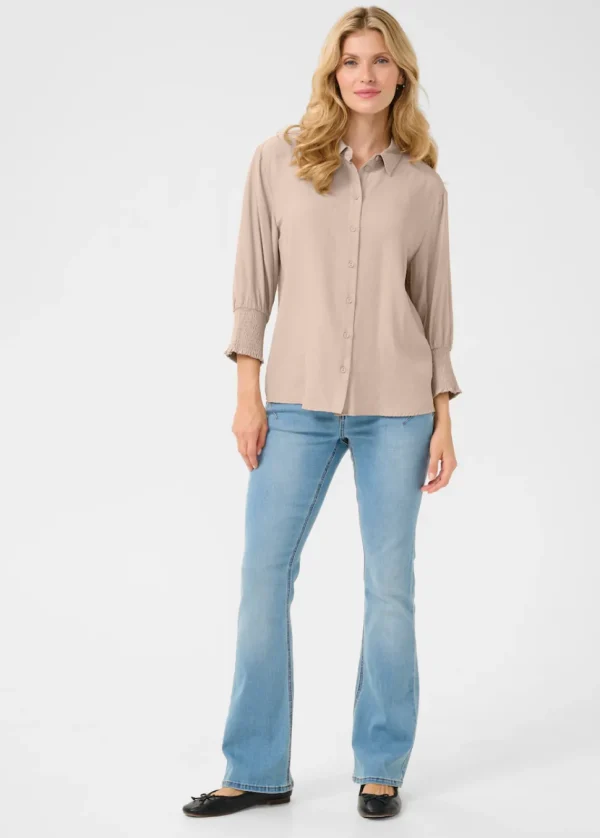 Nola Long Sleeve Shirt in String