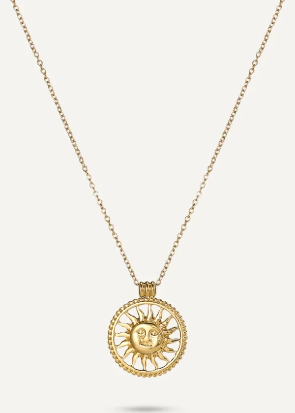 Radiant Sol Necklace in 18K Gold-Plated