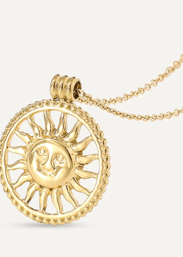 Radiant Sol Necklace in 18K Gold-Plated