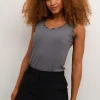 Ribba Vest Top in Castlerock Grey