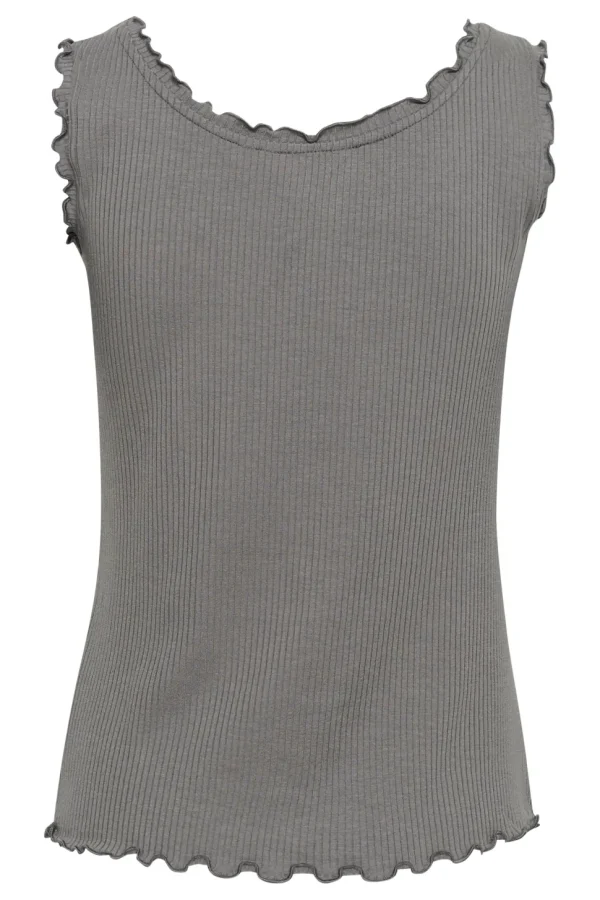 Ribba Vest Top in Castlerock Grey