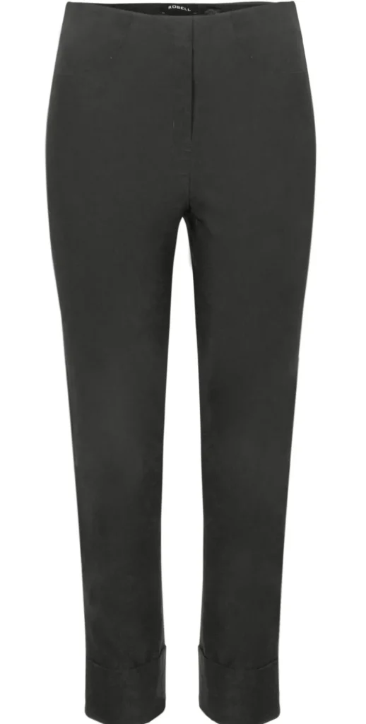 Robell 3/4 Length Bella Trousers in Anthracite Grey 97