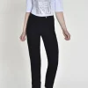 Robell Denim Bella 3/4 Length Jeans in Black 90