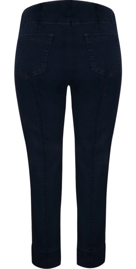 Robell Denim Bella 3/4 Length Jeans in Navy 69