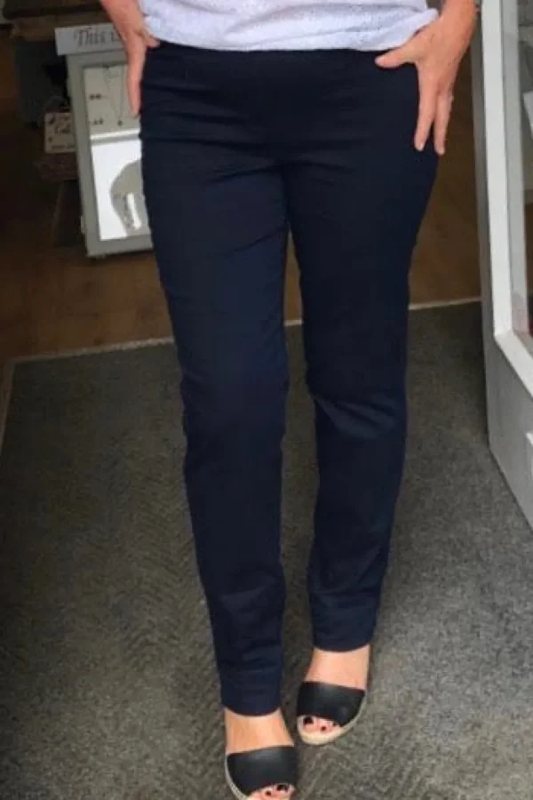 Robell Denim Marie Full Length Jeans in Black 90