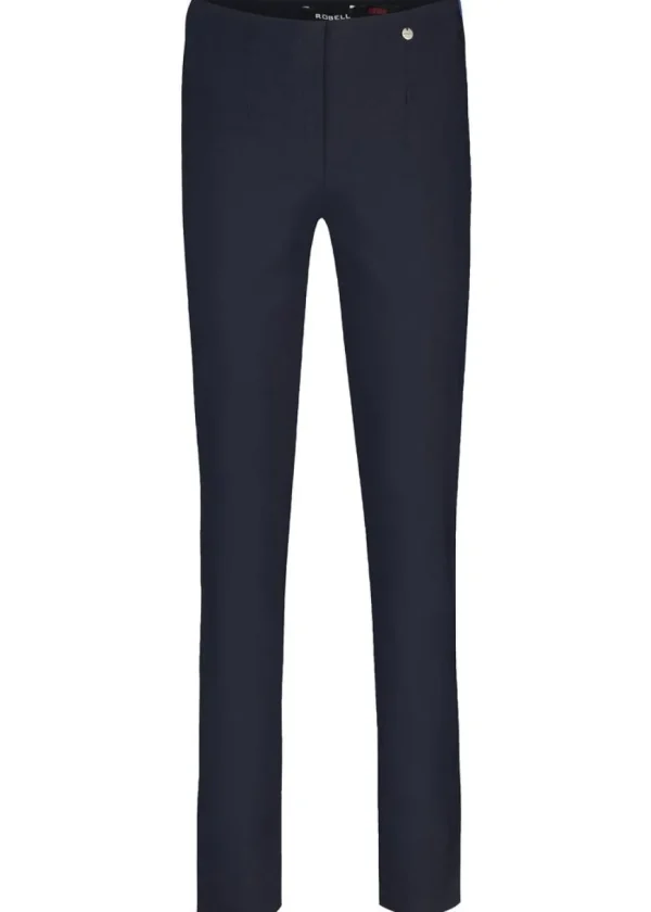 Robell Full Length Marie Trousers in Navy 69