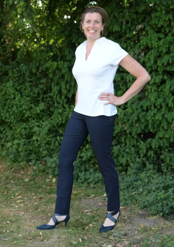 Robell Full Length Marie Trousers in Navy 69