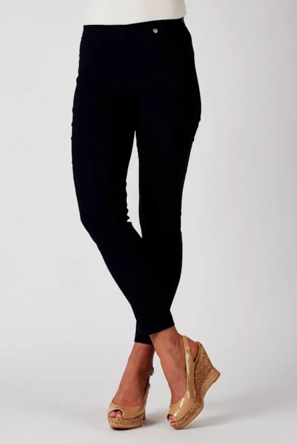 Rose 09 Slim Trousers in Black 90