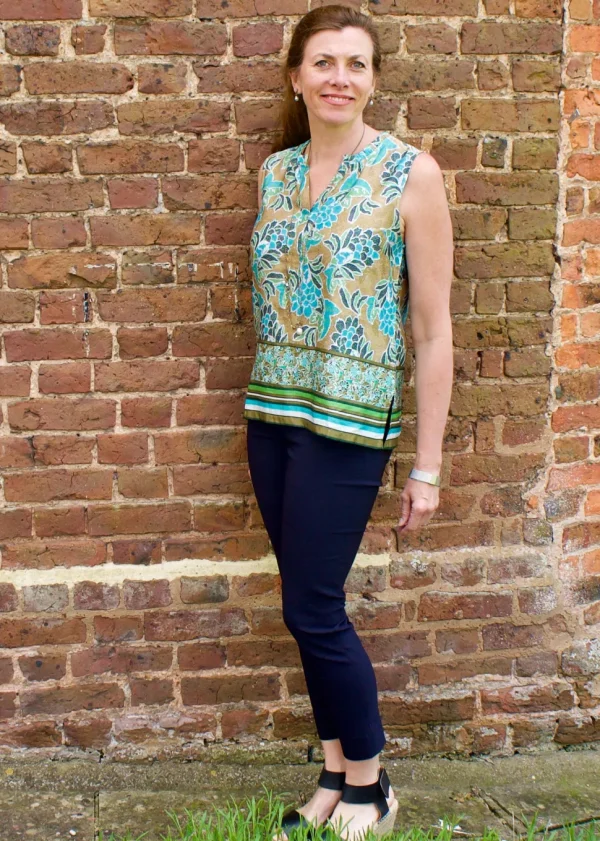 Rose 09 Slim Trousers in Navy 69