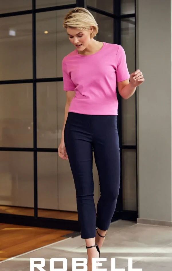 Rose 09 Slim Trousers in Navy 69