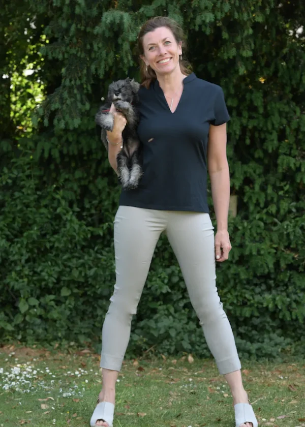 Rose 09 Slim Trousers in Putty Grey 92/920
