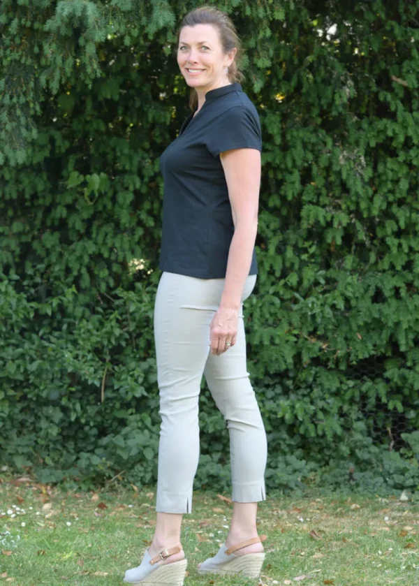 Rose 09 Slim Trousers in Putty Grey 92/920