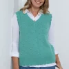 Saffy Tank in Sea Green